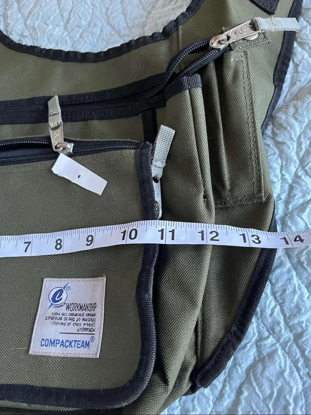 VINTAGE COMPACKTEAM WORKMANSHIP UTILITY SLING BAG